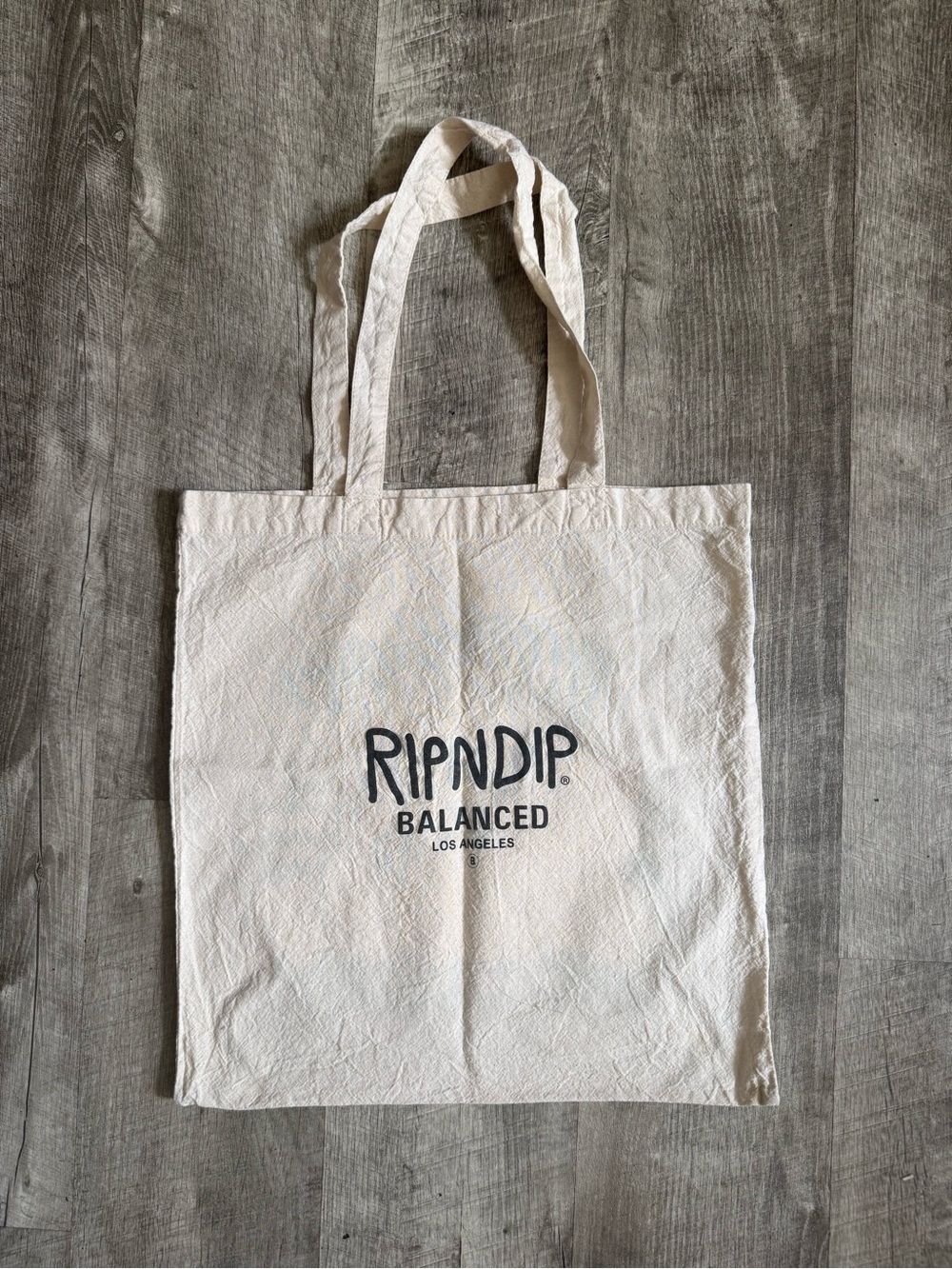 RIPNDIP Balanced Canvas Tote Bag